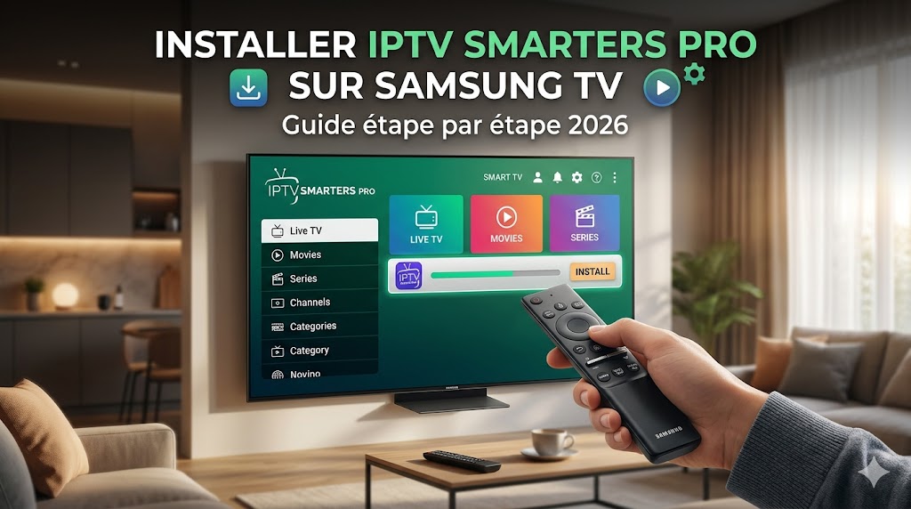 Comment Installer IPTV Smarters Pro sur Samsung Smart TV