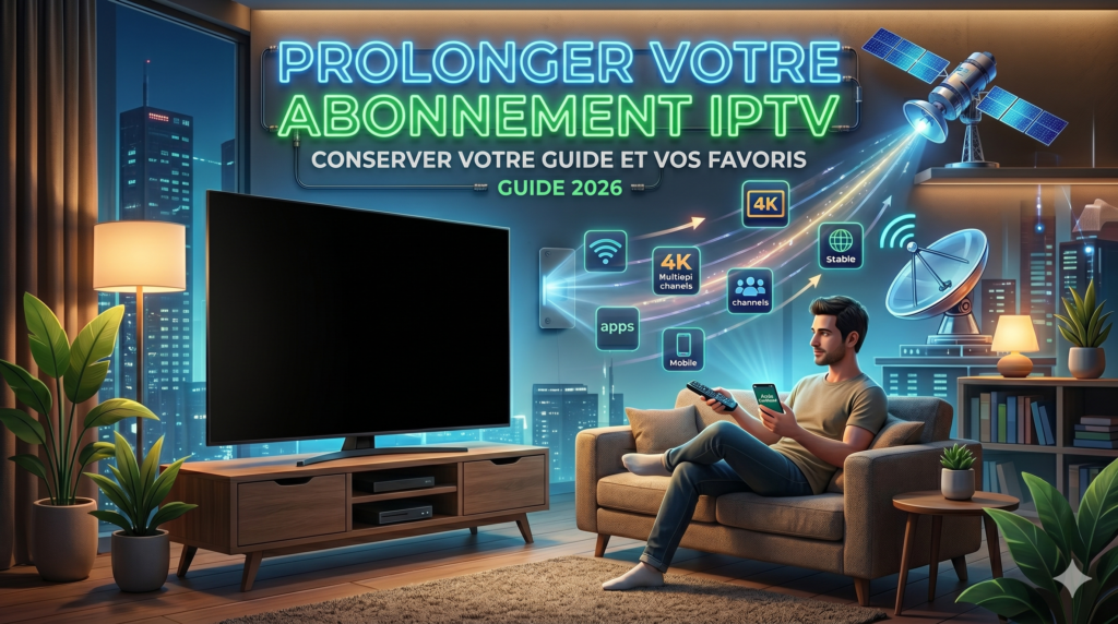 Renouveler abonnement IPTV