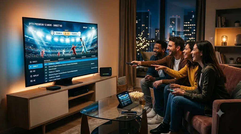 IPTV abonnement 12 mois