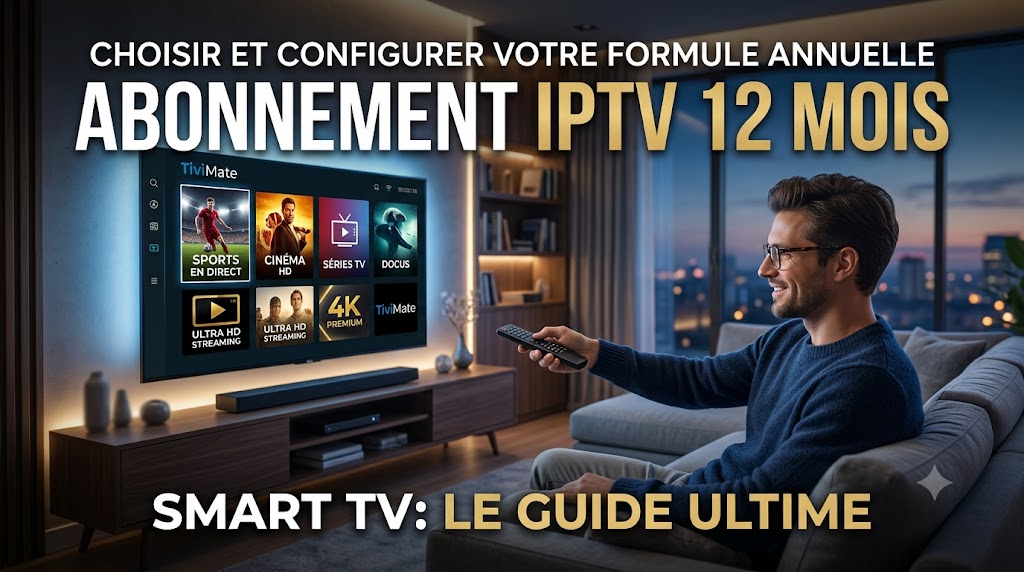 abonnement iptv 12 mois smart tv